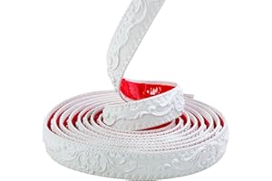 GAAHING Rifiniture da parete flessibili, design autoadesivo a buccia e bastone, modanature a corona per decorazioni per la casa con bordo a parete con cornice a specchio