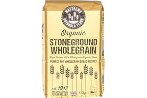MATTHEWS COTSWOLD FLOUR Matthews Cotswold Organic Stoneground Wholemeal Flour - 1.5kg Bag (Single Bag)
