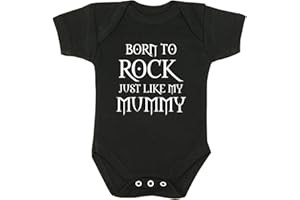 BabyPrem Baby Bodysuit My Mummy Rocks Cotton Clothes Newborn - 12 Mths