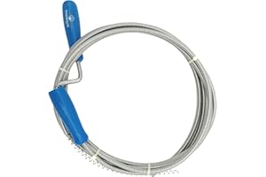 Sonde de debouchage THORQUE 3M x 6 mm deboucheur et écoulement flexible, furet deboucheur canalisation ecologique, furet canalisation pour les travaux manuels deboucheur canalisation professionnel