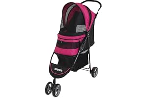 Gen7Pets Regal Plus Dog Stroller - Raspberry Sorbet Pet Stroller