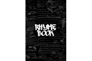 Rhyme Book - Rap Journal: A lyricists Hip Hop inspired notebook for Rap Bars, Lyrics, Hooks & Verses. 6 x 9 journal. 150 pages