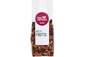 FRUTEG Loser Fruit Tea Bella Frutta 200 g | Herbata owocowa luźna - najlepsza jakość liści | Herbe, kwaśna, a jednocześnie słodka skład mieszanki herbaty | Herbata owocowa luźna 200g