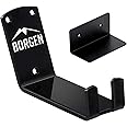 Borgen Bke Wall Mount Pedal Hook Wth Support Brackets And Wall Protecton Pads - View #11