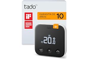 tado° Sensor de temperatura inalámbrico X, para termostatos inteligentes X, control óptimo del radiador, ahorre energía y costes, instalación sencilla de bricolaje