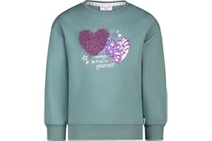 SALT AND PEPPER Mädchen Sweatshirt mit Glitzer und Chiffon Herz für Mädchen T-Shirt (1er Pack)