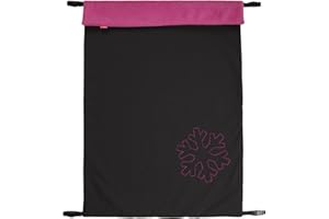 ByBoom® Couverture softshell thermoactive pour landau; couverture bébé pour l'extérieur/fonctionnelle/universelle, Colour:Noir/Fuchsia