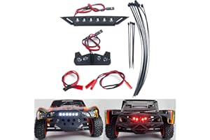Runup Phares Avant et Ensemble de Feux arrière arrière 6-8.4v pour TRAXXAS Slash 4x4 2wd VXL, XL-5 1/10 pièces de projecteur LED de Voiture RC