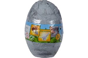 Simba Dino Skelett i ägget för grävning, 4-faldigt sorterad, det levereras bara en artikel, glöd i den mörka effekten, med ve