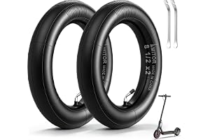 Amitor 8,5 tum skoter innerslang 8,5 x 2, 45° ventil, hög lufttäthet