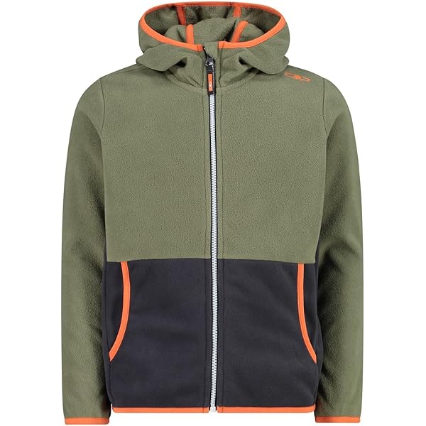 Giacca Bambino CMP Fix Hood - In Pile HighLoft, Blu, Taglia 164, Con Cappuccio E Tasche - Foto 10