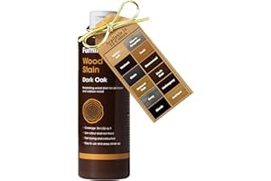 Furniture Clinic Wood Stain (Dark Oak) – Fast Drying, Highly Concentrated, and Easy-to-Apply Wood Stain for All Indoor & Outd