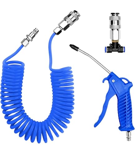 Druckluft Ausblaspistole Mit Lärmschutzdüse - Aluminium Blaspistole Für Werkstatt