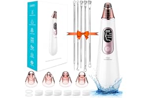 ANYFACE Mitesserentferner Porenreiniger Porensauger Pickelentferner: Mitesser Sauger Vakuumsauger 4 Saugköpfe 3 Modi Blackhead remover USB Pickelentferner Zum Gesichtsreinigung die Beseitigung von Akne