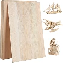 12 Fogli Di Legno Balsa 300x300x3mm - Per Modellismo, Fai Da Te, Artigianato - Foto 6