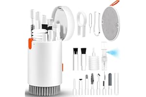 walrfid Kit spruzzatore detergente per schermo per tastiera portatile, auricolari, per Airpods Pro, MacBook, iPad, iPhone, iPod, penna per pulizia elettronica, strumento per PC, TV, telefono, computer