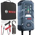 Bosch C70 Battery Charger, 10 Amps with Trickle Function - For 12V/24V Lead-acid, EFB, GEL, AGM and SLI Batteries, Comes with a UK Style Plug