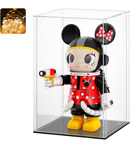 OFFERTA Teca LED cm 20x20h35 con base bianca illuminata in plexiglass