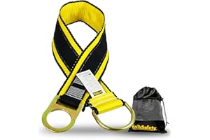 KwikSafety - Charlotte, NC - Gibbon Grip 3 ft Safety Anchor Cross Arm Strap Beam Choker ANSI Fall Arrest System Web Pass Thru Double D Ring Anchorage Sling OSHA Protection Harness Lanyard