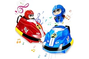 JONRRYIN Zdalnie sterowany samochód, 2 sztuki, zdalnie sterowany samochód zabawkowy, zdalnie sterowany skuter samochodowy dla dzieci, zabawka wyczynowa, samochód RC Crawler Car z muzyką od 3 lat