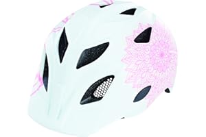 Prophete Dziecięcy kask rowerowy, regulowany pierścień głowy 52-56 cm, atest TÜV/GS, Inmold, LED, kolor biały