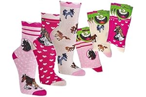 FussFreunde Kinder Socken, 6 Paar für Jungen/Mädchen,Schadstoffgeprüft, in vielen Mustern