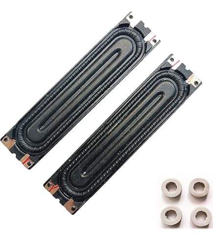 Haut-parleurs De Remplacement Pour TV Box LCD | 2 Pièces 8 Ohm 10W, Dimensions 115x32x30mm | Fils Rouges Et Blancs Inclus - 7