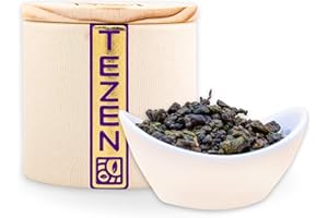 ‎TEZEN GABA Oolong Tee aus Alishan, Chiayi Taiwan | Hochwertiger Gaba Oolong Tee | Gabaron Tee aus Taiwan | Gabalon Tee 80 g