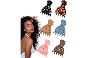 JUKOTA 6 pezzi fermagli volumizzanti per capelli, fermagli per la radice per volume riccio e fermagli a artiglio per capelli spessi, sollevatori di radice per ricci elastici, fermagli sollevatori