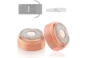 SEIHAI Replacement Heads for Flawless Finishing Touch Facial Hair Remover Device, Replacement Blades For Flawless Facial Hair Removal, with Storage Bag