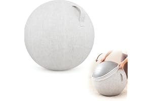 55 cm / 65 cm / 75 cm bomull+linne skyddande yogaboll fodral träningsboll skydd hudskyddstillbehör