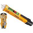 INGCO AC Voltage Detector, Non-Contact Voltage Tester, 12-1000V AC Voltage Detector Pen, Sound and light Alarm,Circuit Tester Tool with LED, Auto power off