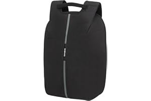 Samsonite Securipak - Sac à dos pour ordinateur portable 15,6 pouces, 44 cm, 17 L, noir (Black Steel)