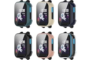 RUENTECH Custodia compatibile con Xplora XGO3, con pellicola protettiva antigraffio, in morbido TPU, antiurto, compatibile con Xplora XGO 3 accessori (confezione da 6)