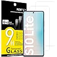 NEW'C Pack of 2 Tempered Glass Screen Protectors for Samsung Galaxy S10 Lite - Anti-Scratch - Bubble-Free - Ultra Resistant (0.33 mm HD Ultra Clear) 9H Hardness Glass