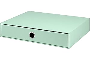 Rössler Papier 1524452650 - S.O.H.O. Cajón para DIN A4, con orificio de agarre, color menta, 343 x 250 x 65 mm, 1 unidad