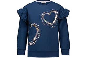 SALT AND PEPPER Mädchen Girls Sweat Sequins Hearts Baby-und Kleinkind T-Shirt-Satz