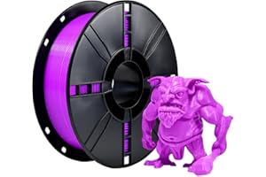 IBOSS Pla Plus (Pla+) Filamento 3d De 1,75 mm, Filamento Pla Plus, PrecisióN Dimensional +/- 0,02 mm, Bobina De 1 Kg (2,2 Lbs) Filamento De ImpresióN 3d Para Impresora 3d, Color PúRpura