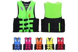ZGantrix Swim Jacket - Paddle Board Life Jacket for Adult Adjustable Buoyancy Aids Swim Safety Snorkeling Vest for Kayaking Floatation Device Surfing Outdoor WaterSports(Groen,M)