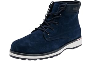 Tommy Hilfiger Herren Boots Corporate Outdoor Suede Boot aus Leder