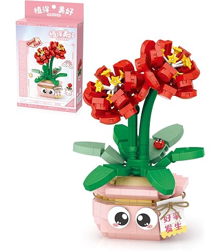 MEIEST Mini Blocchi Da Costruzione Fiori Bouquet Piante Modello Set Creativo Fai Da Te Fiori Artificiali Collezione Botanica Mattoni Da Costruzio~p113728645