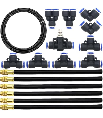 5 Stück Pneumatik Steckverbinder 8mm - Schnellanschluss Ventile Für Luftschläuche