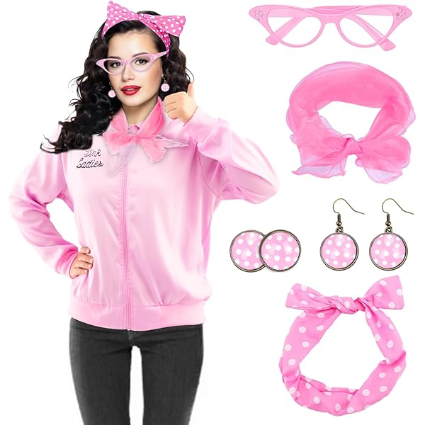 Yellow Sandra Dee Fancy Dress Halloween Leather Jacket Grease Costume Ideas  Guys Sandy From Grease WAS