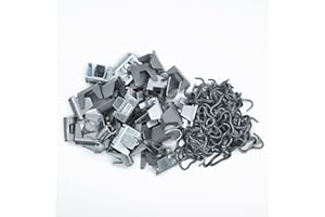 JJWNMLL 330 clips de hebilla de jaula M clip de malla de alambre clips de jaula de clip para mascotas gato perro conejo jaula y ganado ovejas valla de malla de alambre