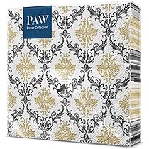 Tovaglioli Carta Decorati PAW | 20 Pezzi 33x33cm | Motivi Etnici