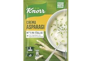 Knorr Crema Asparagi, Piatti Pronti Knorr con Verdure da Agricoltura Sostenibile, Senza Coloranti, Senza Conservanti, Vegetariano, 91 G