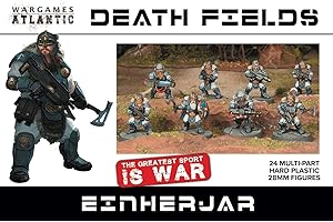 Wargames Atlantic Campi di morte - Fanteria Einherjar (24 personaggi), in plastica rigida (polistirene ad alto impatto), 28 mm