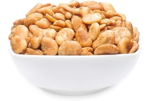 CRACKERSCOMPANY 1 x 5kg Saubohne geröstet gesalzen exotisch Snack mit Sojasauce viel Protein laktosefrei vegan und vegetarisch Knabberrei