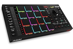 Akai Professional MPC Studio - Contrôleur MIDI Beat Maker avec 16 pads RVB sensibles à la vélocité, logiciel MPC, Touch Strip assignable et écran LCD