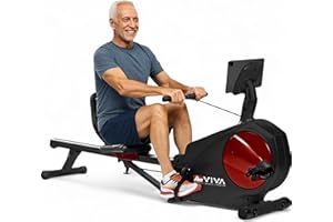 ‎ASVIVA AsVIVA RA6 Liegeergometer & Rudergerät 2in1 – klappbarer Heimtrainer mit Magnetbremse, ideal für Reha, Senioren & Fitness
